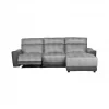 Chaise longue relax elétrico 2 lugares MOON lado dereito cinza