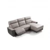 Chaise longue relax elétrico 2 lugares MOON lado dereito cinza