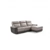 Chaise longue relax elétrico 2 lugares MOON lado dereito cinza