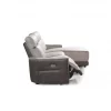 Chaise longue relax elétrico 2 lugares MOON lado dereito cinza