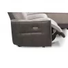 Chaise longue relax elétrico 2 lugares MOON lado dereito cinza