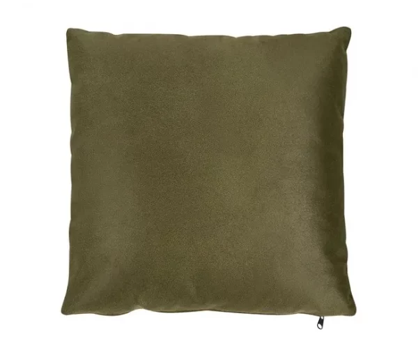 Chaise-longue à direita em veludo verde LANNILS