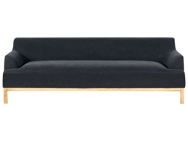 3 Seater Sofa fabric, black SOSJO
