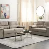 Sofa Set, VOGAR, light brown DEF