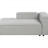 Chaise-longue à direita em tecido cinzento claro ARDAL