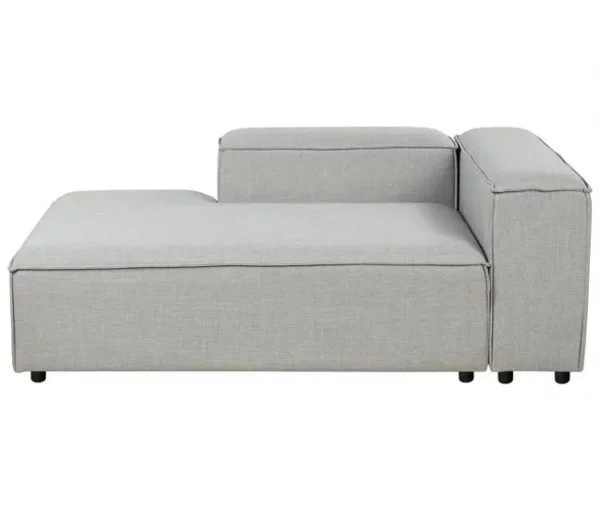 Chaise-longue à direita em tecido cinzento claro ARDAL