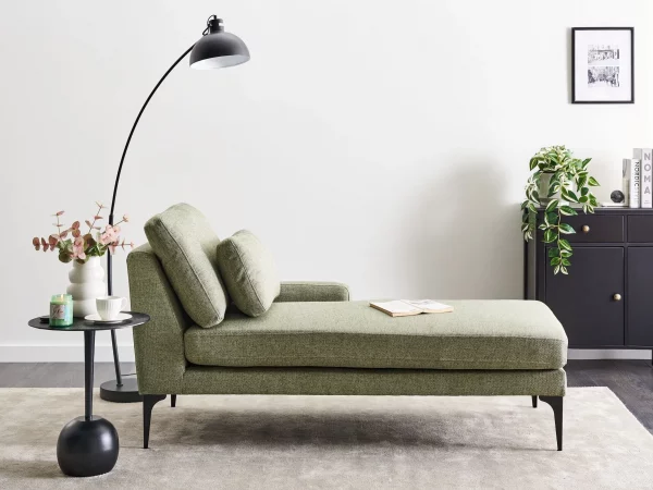 Left Hand Chaise, EWRON, Green,DEF