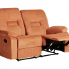2 Seater Sofa BERGEN Orange DEF