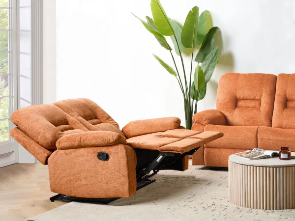 2 Seater Sofa BERGEN Orange DEF