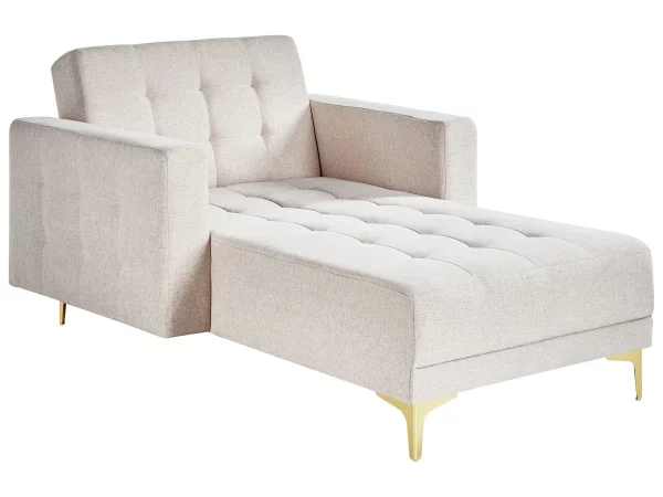 Chaise ABERDEEN, beige fabric DEF