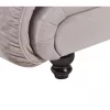 Chaise-longue à direita em tecido taupe LORMONT