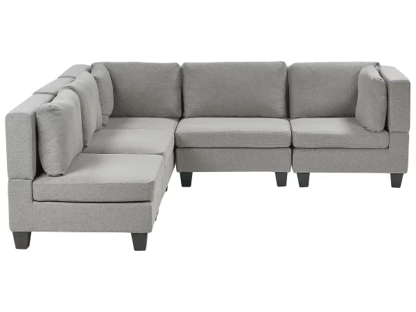 5-Seater Modular Right Corner Sofa UNSTAD Light Grey DE