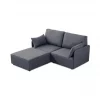 Sofá modular con chaiselongue 2 plazas con brazo Cubiq Gris 186 x 93 x 183 cm