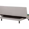 Sofá-cama em tecido multicolor LEEDS