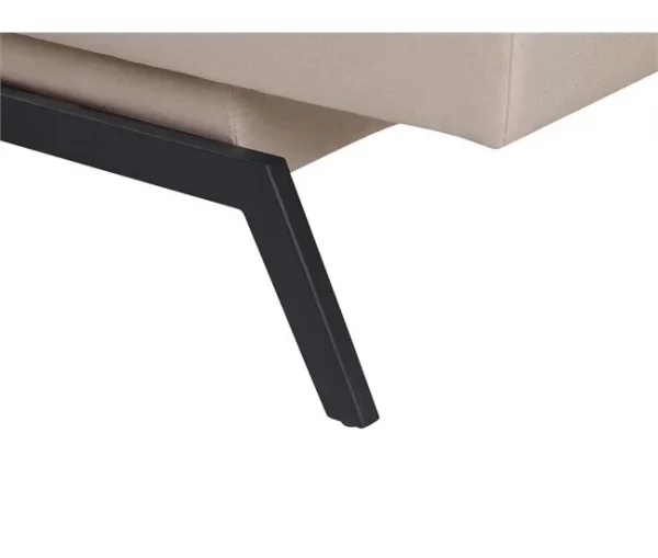 Sofá-cama em tecido multicolor LEEDS