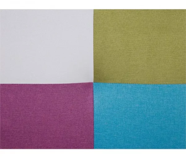Sofá-cama em tecido multicolor LEEDS