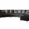 Sofa ROTUNDE rund schwarz DEF