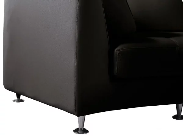 Sofa ROTUNDE rund schwarz DEF