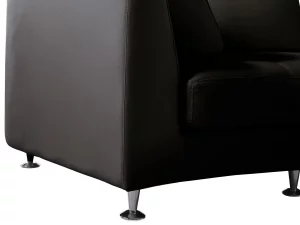 Sofa ROTUNDE rund schwarz DEF