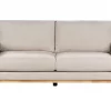 2 Seater Fabric Sofa Beige SIGGARD,DEF