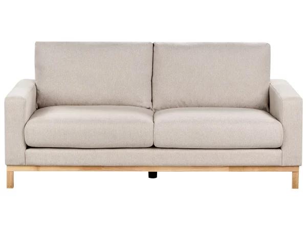 2 Seater Fabric Sofa Beige SIGGARD,DEF