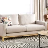 2 Seater Fabric Sofa Beige SIGGARD,DEF