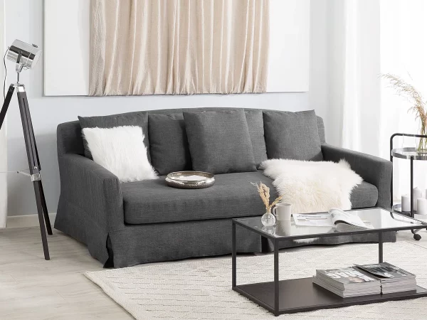 3-Sitzer Sofa GILJA dunkelgrau CH