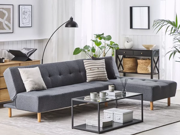 Ecksofa ALSTEN dunkelgrau CH