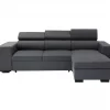 Chaise longue com cama NORWAY reversível 3 lugares cinza