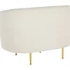 Conjunto de sofás com 6 lugares em tecido bouclé branco LOEN