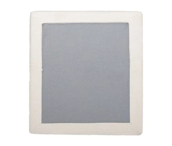 Sofá-cama de 1 lugar em tecido bouclé branco OLDEN