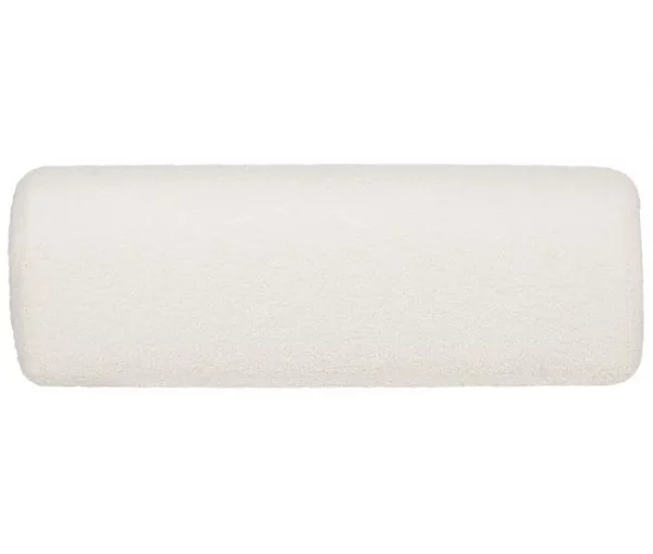 Sofá-cama de 1 lugar em tecido bouclé branco OLDEN