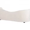 Sofá de veludo branco creme VELTADA