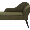 Right Hand Chaise Lounge BIARRITZ Olive Green DEF