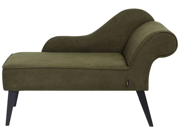 Right Hand Chaise Lounge BIARRITZ Olive Green DEF