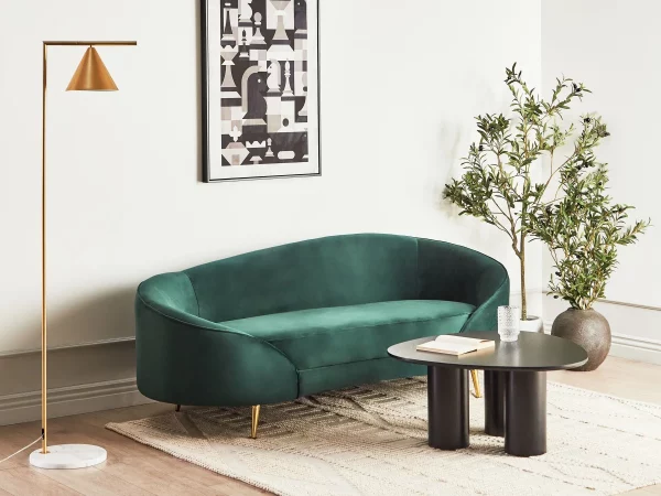 Velvet Sofa, SAVAR, Green