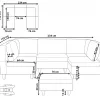 5-Seater Modular Sofa + Ottoman UNSTAD Off-White DEF