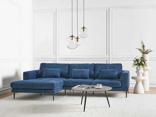 Corner Sofa R, FLAM, Blue, DEF