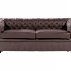 Sofa CHESTERFIELD braun CH