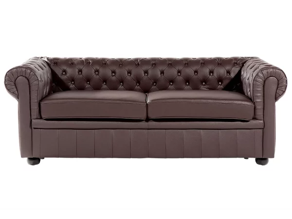 Sofa CHESTERFIELD braun CH