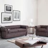 Sofa CHESTERFIELD braun CH