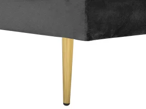 Chaiselongue MIRAMAS links schwarz CH.