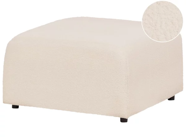 Ottoman FALSTERBO boucle beige DEF