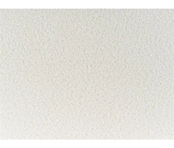 Sofá de 3 lugares em tecido bouclé preto e branco LOEN