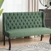 Sofa TORSBY, green fabric DEF