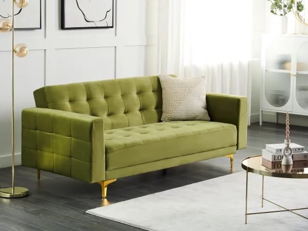 Sofa  ABERDEEN velvet green DEF