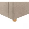 Sofá 3 lugares em tecido taupe VINSTRA