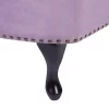 Chaiselongue NIMES recht Samtstoff violett CH