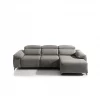 Chaise longue elétrica BALIO dereita 3 lugares vison