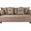 Sofa Bed VALLANES, brown DEF